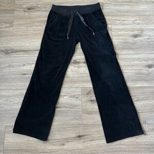 Juicy Couture Black Low Rise Track Pant